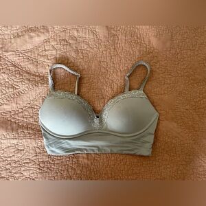 Victoria's Secret Light Gray Padded No Wire Bra